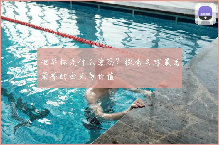 世界杯是什么意思?探索足球最高荣誉的由来与价值