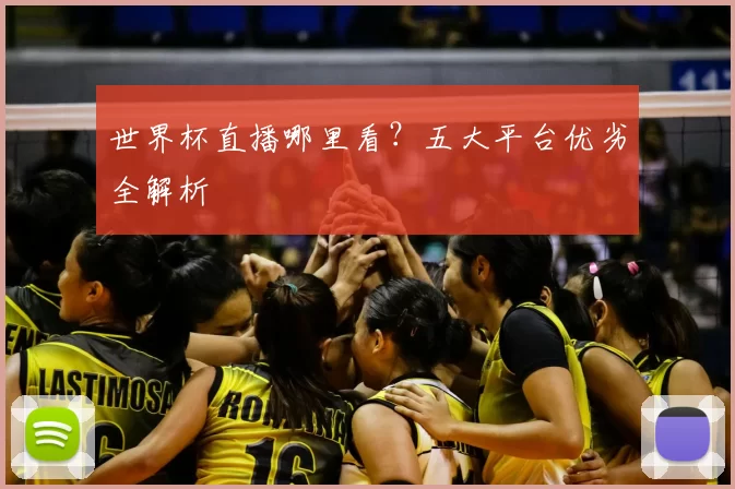 世界杯直播哪里看？五大平台优劣全解析