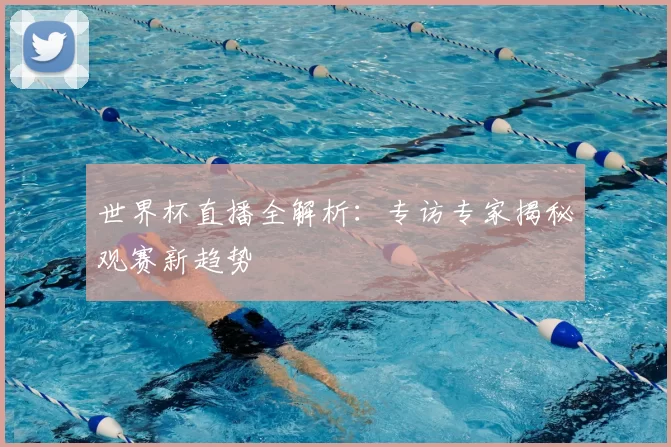 世界杯直播全解析:专访专家揭秘观赛新趋势